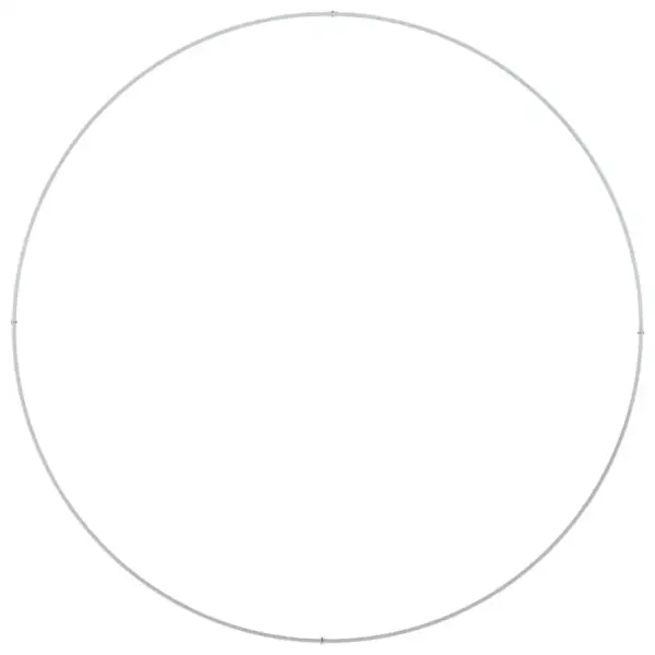 Aia istutusringid, 5 tk, valge külmvaltsitud teras, 120 x 120 x 20 cm – 7