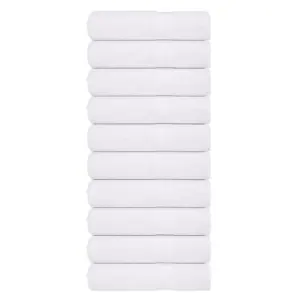 Valged duširätikud FROGN, 10 tk, 100% puuvill, 70 x 140 cm, 360 g/m²