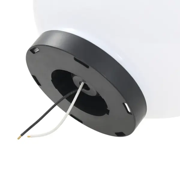 Valged kerakujulised LED aialambid, 4 tk, 25 cm, PMMA, IP44, E27 pesadega – 6