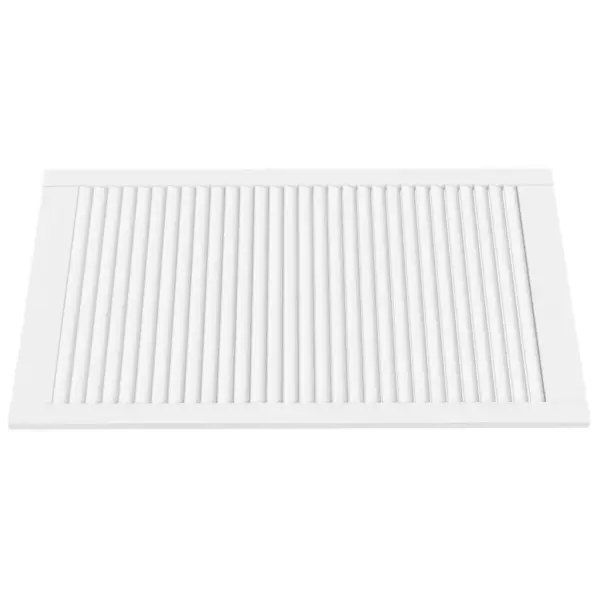 Valged lamellkapiuksed männipuidust, 4 tk, 99,3 x 59,4 cm – 3