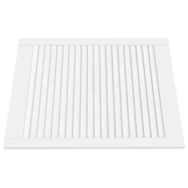 Valged lamellkapiuksed männipuidust, 4 tk, 69 x 59,4 cm – 3