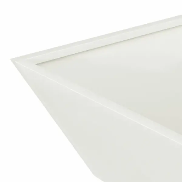 Trapetsikujulised aia istutuskastid, 5 tk, valge külmvaltsitud teras, 50 x 50 x 15 cm – 10