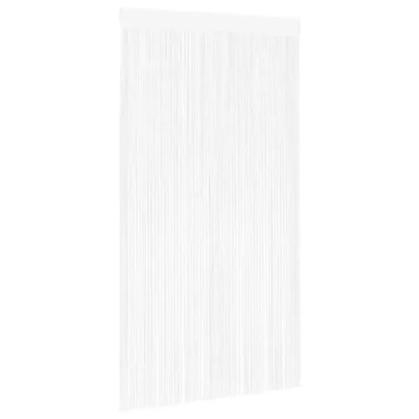 Valged polüester nöörkardinad uksele ja aknale, 2 tk, 100 x 250 cm – 3