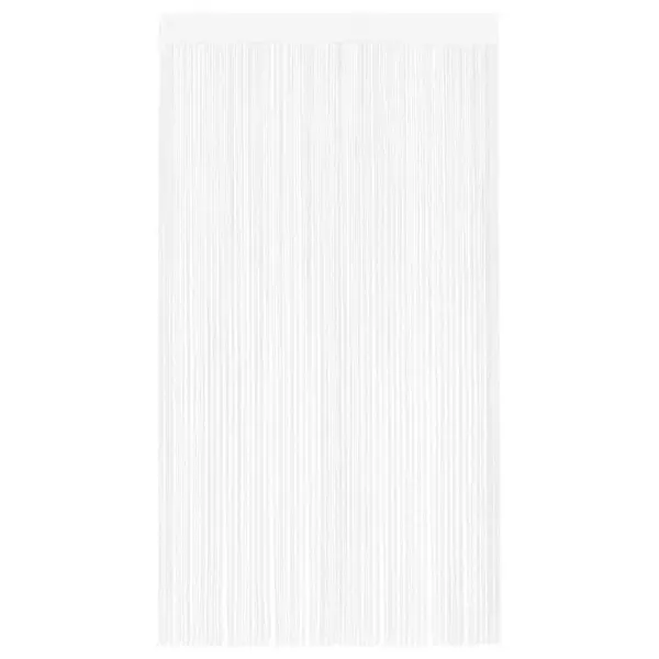 Valged polüester nöörkardinad uksele ja aknale, 2 tk, 100 x 250 cm – 4