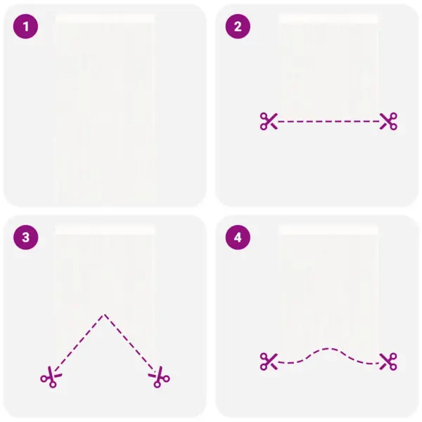 Valged nöörkardinad uksele ja aknale, 2 tk, 140 x 250 cm – 6