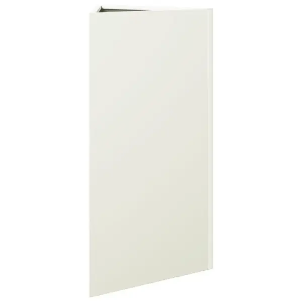 Aia taimekastid põhjaga, 2 tk, valge teras, kolmnurkse disainiga, 40 x 34,5 x 70 cm – 6