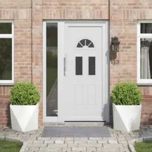 Terasest taimekastid, 2 tk, valge, 50 x 50 x 50 cm