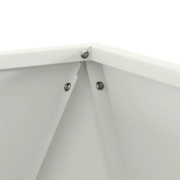 Terasest taimekastid, 2 tk, valge, 50 x 50 x 50 cm – 8