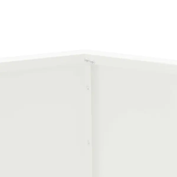 Valged terasest taimekastid, 2 tk, 75 x 75 x 60 cm – 8