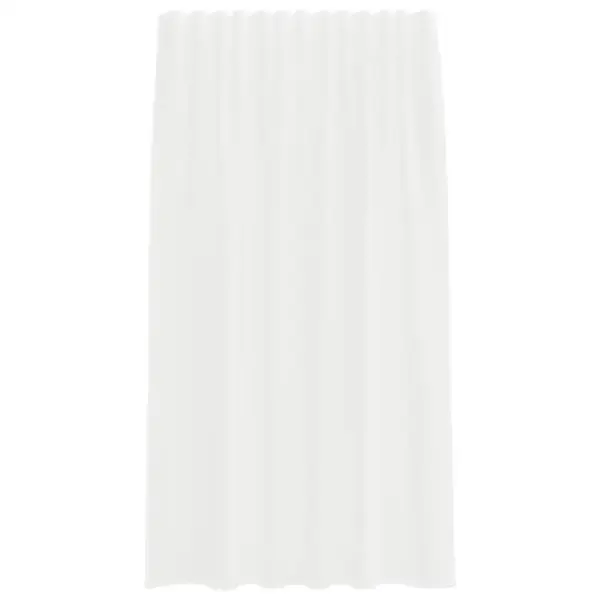 Poolläbipaistvad vardataskuga kardinad, 2 tk, valge, 140 x 175 cm – 4