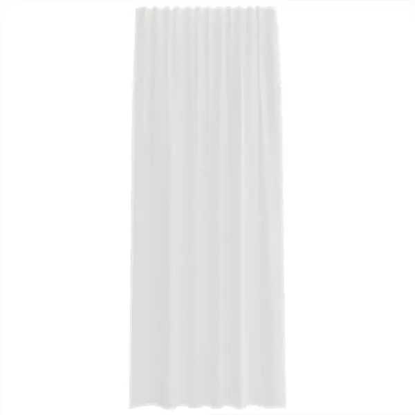 Poolläbipaistvad vardataskuga voile kardinad, 2 tk, valge, 140 x 225 cm – 4