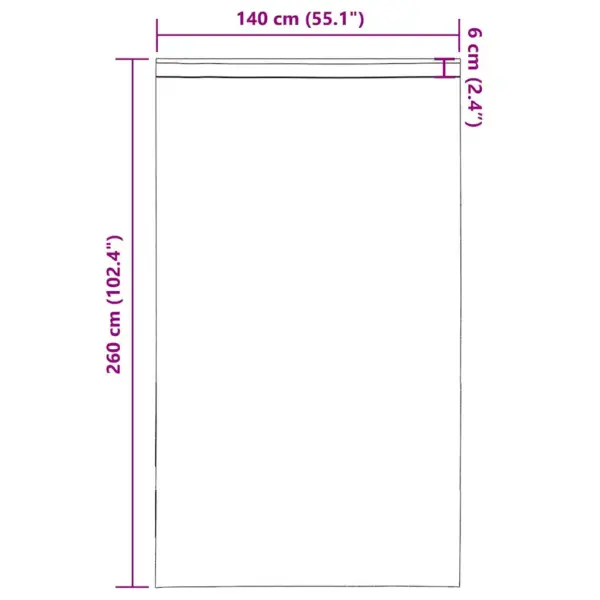 Poolläbipaistvad vardataskuga voile-kardinad, 2 tk, valge, 140 x 260 cm – 9