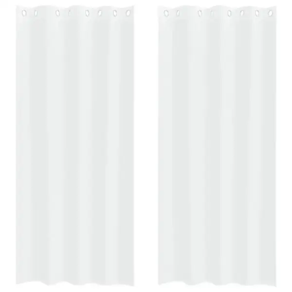 Valged voile-kardinad, 2 tk, polüester, 225 x 140 cm – 2