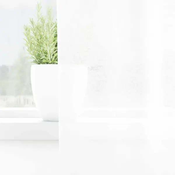 Valged voile-kardinad, 2 tk, polüester, 260 x 140 cm – 3