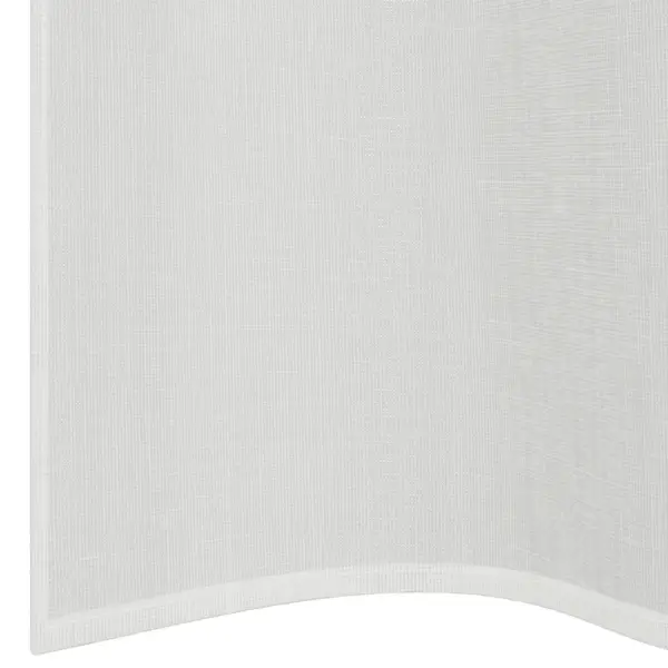 Poolläbipaistvad voile kardinad rõngastihenditega, 2 tk, valge, 140 x 245 cm – 6