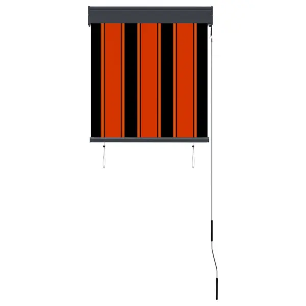 Väliruloo rõdule ja terrassile, käsivända ja UV‑kaitsega, oranž/pruun, 60 x 250 cm – 4