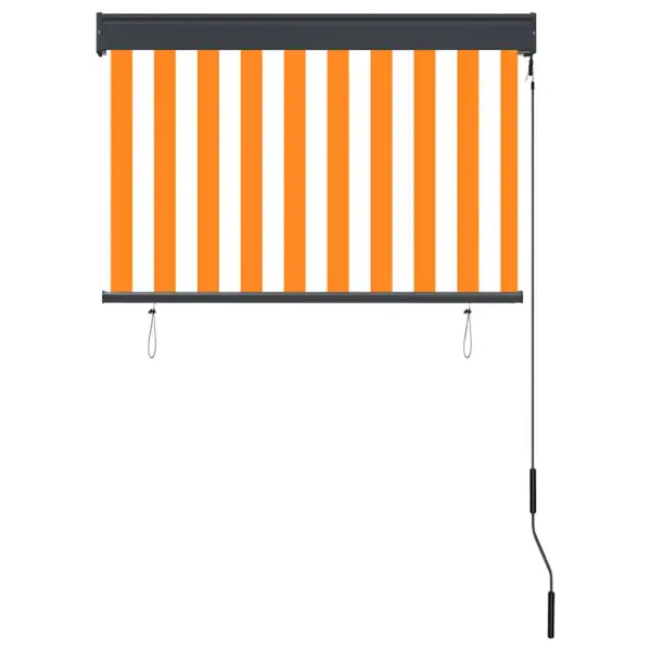 Käsivändaga väliruloo UV-kaitsega, laepaigalduseks, 100 x 250 cm, valge-oranž – 4