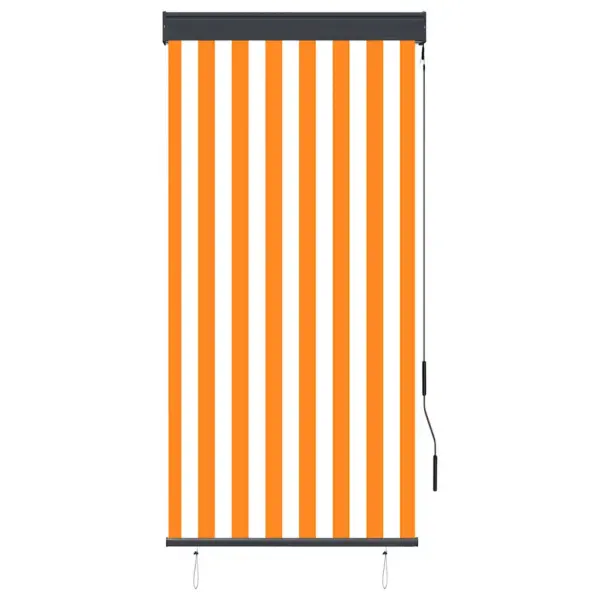 Väliruloo käsivändaga, UV-kaitsega, 80 x 250 cm, valge-oranž – 2
