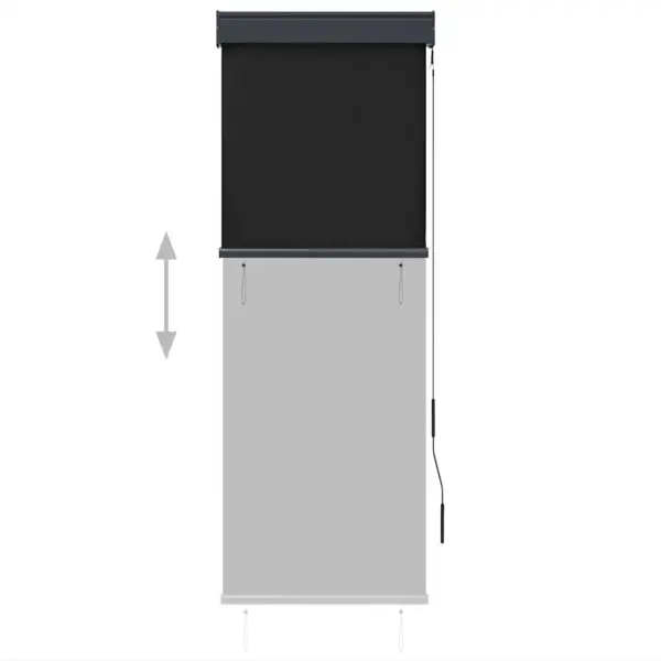 Käsivändaga väliruloo rõdule ja terrassile, antratsiithall, 60 x 250 cm – 3