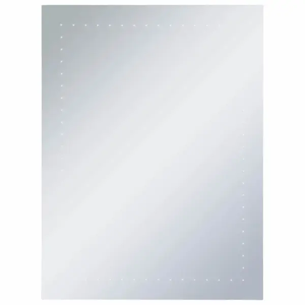 Vannitoa LED-seinapeegel kahe külgvalgustusega, hõbedane, 60 x 80 cm – 2