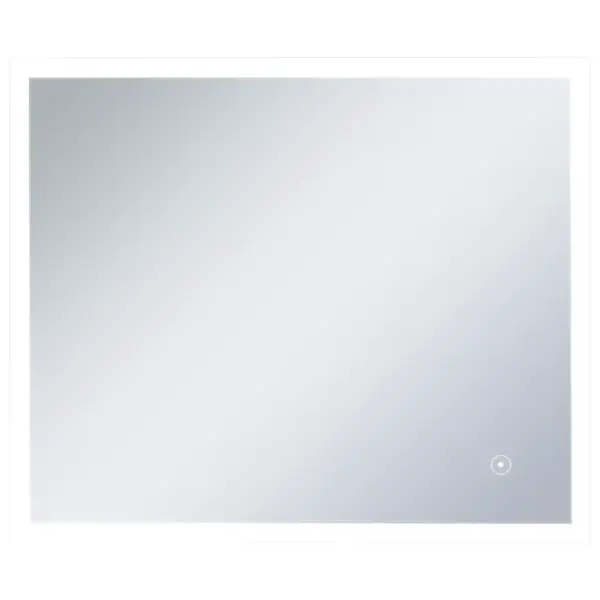 Vannitoa LED-seinapeegel puutetundliku lülitiga, hõbedane, 60 x 50 cm – 2