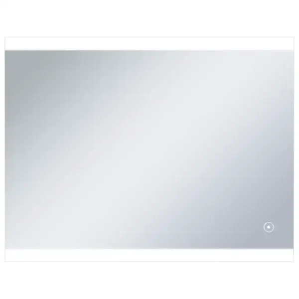 Vannitoa LED-seinapeegel puutetundliku anduriga, hõbedane, 80 x 60 cm – 2