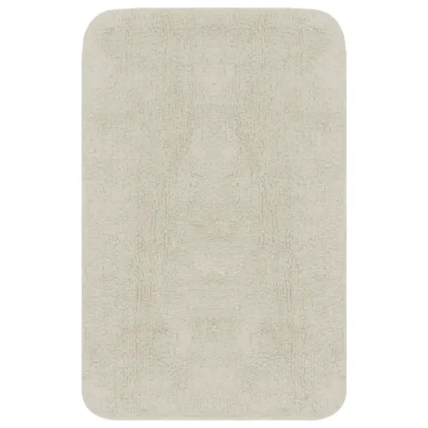 2-osaline valge vannitoamattide komplekt, 100% puuvill, libisemiskindla tagusega – 2