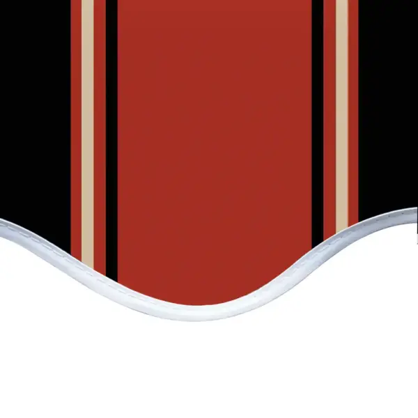 UV-kindel varikatuse asenduskangas terrassile, oranž-pruun triibuline, 3 x 2,5 m raamile – 5