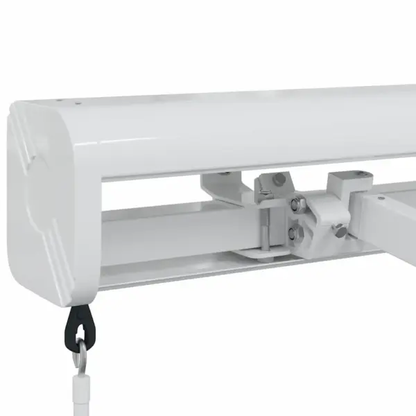 Sissetõmmatava varikatuse raam terrassile, valge alumiinium, 450 x 300 cm – 8