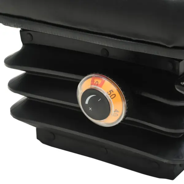 Vedrustusega traktori ja kahveltõstuki iste, reguleeritav seljatugi, must, 48 x 48 x 68 cm – 6