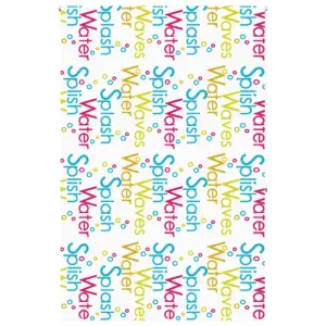 Veekindel duširull-ruloo Splash mustriga, PEVA, 150 x 240 cm