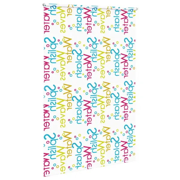 Veekindel duširull-ruloo Splash mustriga, PEVA, 150 x 240 cm – 4