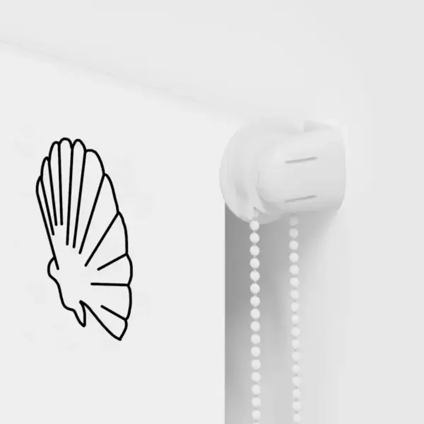 Veekindel duširuloo meremustriga, PEVA, 70 x 240 cm, kanga laius 66 cm – 11