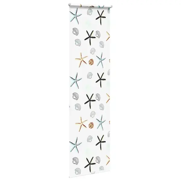 Veekindel duširuloo meremustriga, PEVA, 70 x 240 cm, kanga laius 66 cm – 4