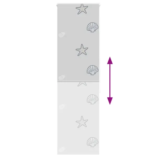 Veekindel duširuloo meretähe mustriga, hall, 70 x 240 cm – 5