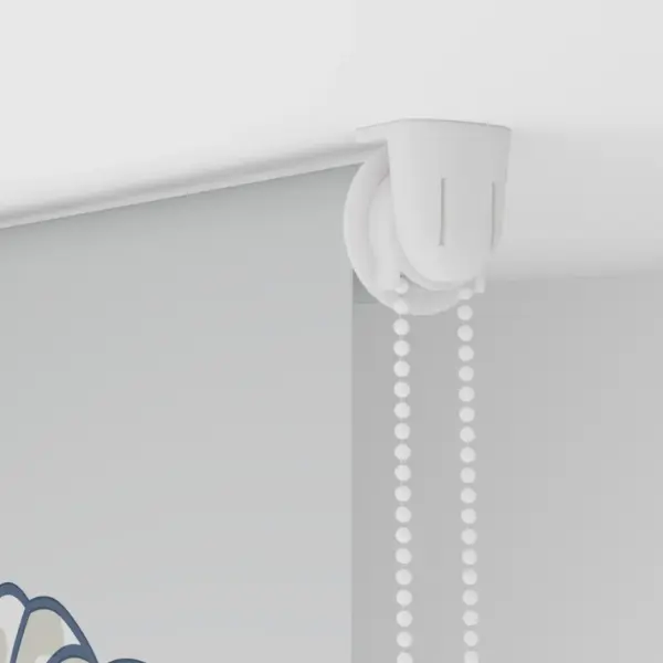 Veekindel duširuloo meretähe mustriga, hall, 70 x 240 cm – 10