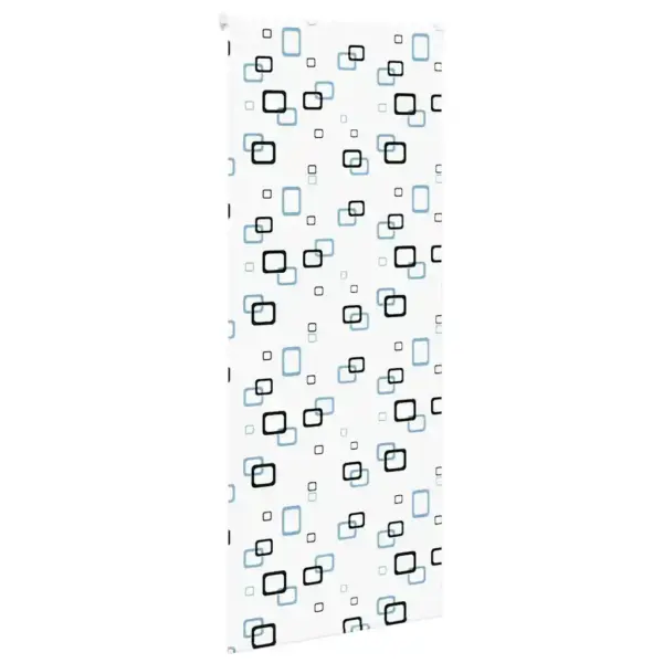 Veekindel duširuloo mullimustriga, valge PEVA, 100 x 240 cm (kanga laius 96 cm) – 3