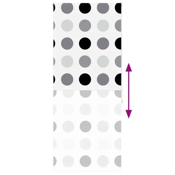 Veekindel duširuloo ringmustriga, PEVA, 110 x 240 cm – 5