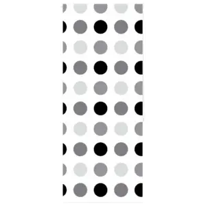 Veekindel duširuloo rõngasmustriga, PEVA, 90 x 240 cm