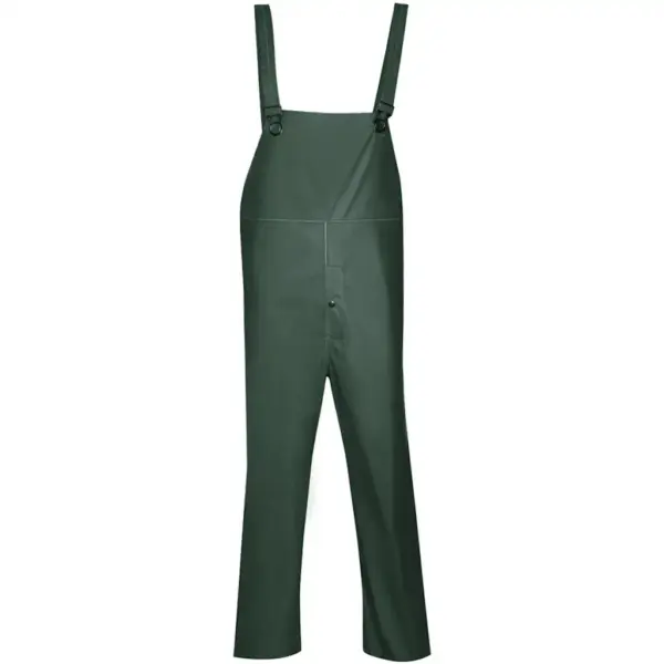 Veekindel kaheosaline kapuutsiga vihmaülikond jaki ja tunkedega, roheline, XXL – 4