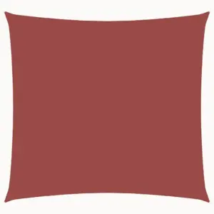 Veekindel kandiline päikesepuri oxford-kangast, terrakota, 3 x 3 m