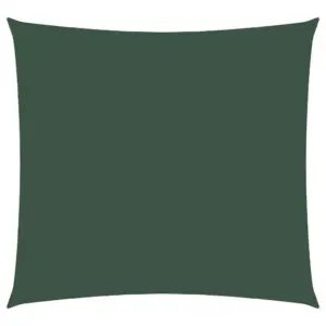 Veekindel kandiline päikesepuri UV-kaitsega, tumeroheline, PU-kattega oxford-kangas, 4,5 x 4,5 m