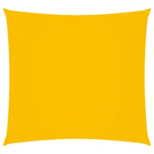 Veekindel kandiline päikesepuri PU-kattega oxford-kangast, 4 x 4 m, kollane