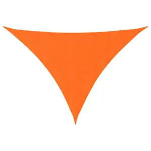 Veekindel kolmnurkne päikesepuri oranž, 4 x 5 x 5 m, oxford-kangas