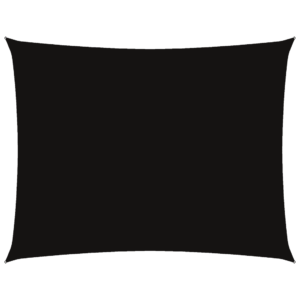 Veekindel ristkülikukujuline päikesepuri, must oxford-kangas, 3 x 6 m
