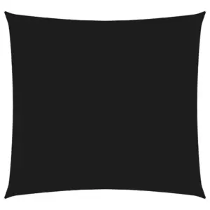 Veekindel kandiline päikesepuri, must, 4,5 x 4,5 m, PU-kattega oxford-kangas