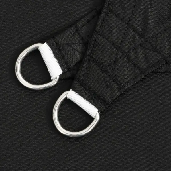 Veekindel kandiline päikesepuri, must, 4,5 x 4,5 m, PU-kattega oxford-kangas – 6