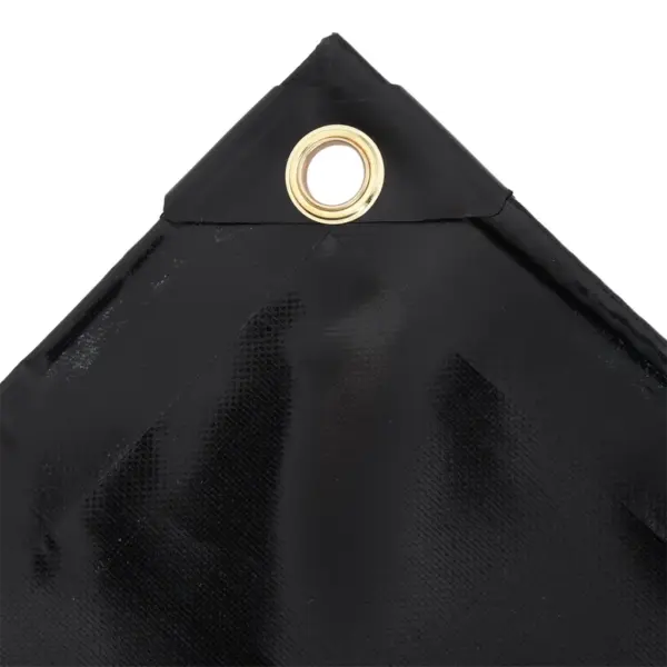 Veekindel PVC-presend metallist aasadaga, must, 4 x 4 m, 650 g/m² – 2