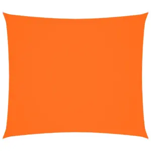 Veekindel ristkülikukujuline päikesepuri, oranž UV-kaitsega PU-kattega oxford-kangas, 2 x 2,5 m