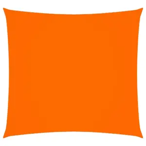 Veekindel kandiline päikesepuri UV-kaitsega, oranž, 5 x 5 m, oxford-kangas